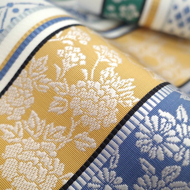 新品】 名古屋帯 未使用 本場筑前博多織 井上絹織 正絹 八寸 博多織