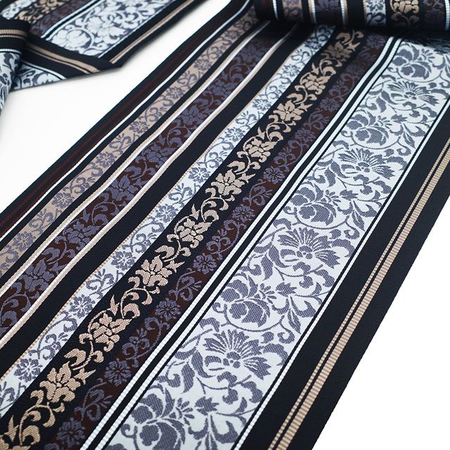 新品】 名古屋帯 未使用 本場筑前博多織 井上絹織 正絹 八寸 博多織