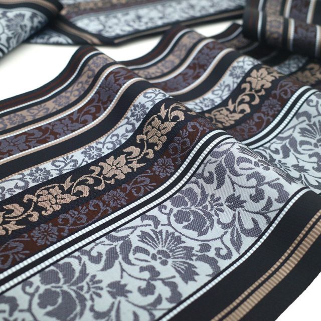 新品】 名古屋帯 未使用 本場筑前博多織 井上絹織 正絹 八寸 博多織