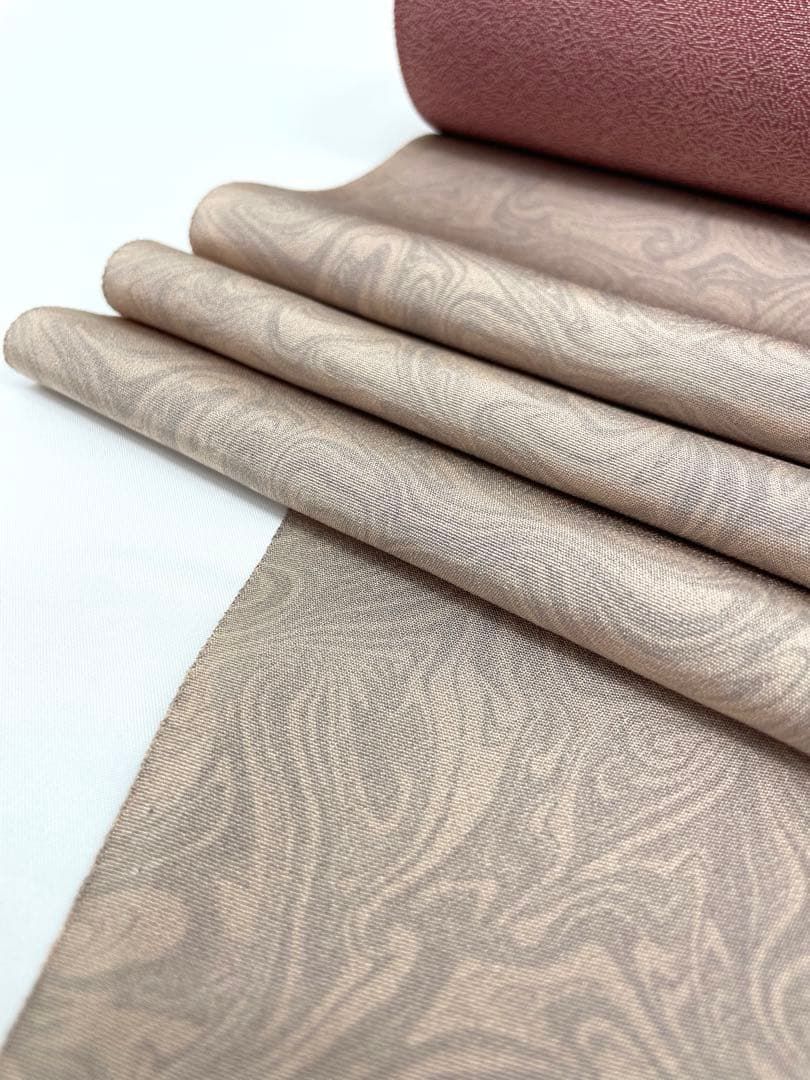 小紋 江戸小紋 両面染 墨流し×寄せ柄 反物 正絹 O133 - メルカリ