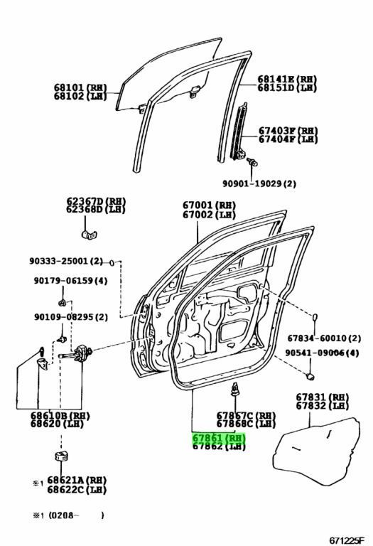トヨタ TOYOTA 純正 新品 未使用 ランドクルーザー 100系 GH-UZJ100W