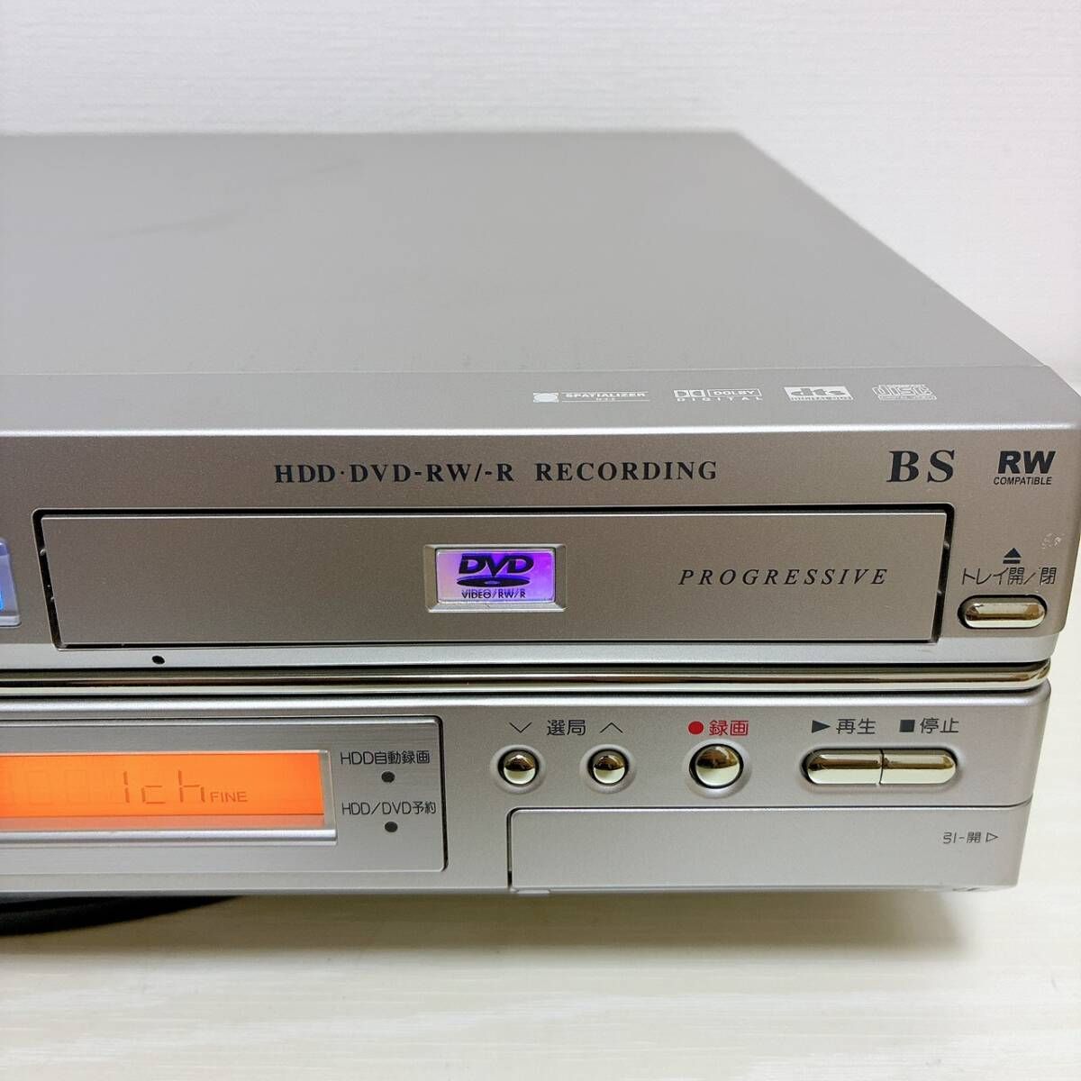 T09492200 【整備品】 SHARPシャープ VHS⇔DVD⇔HDDダビングデッキ DV