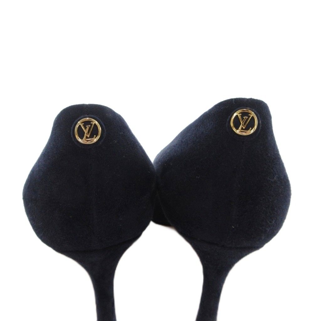 ルイヴィトン LOUIS VUITTON パンプス スエード ポインテッドトゥ