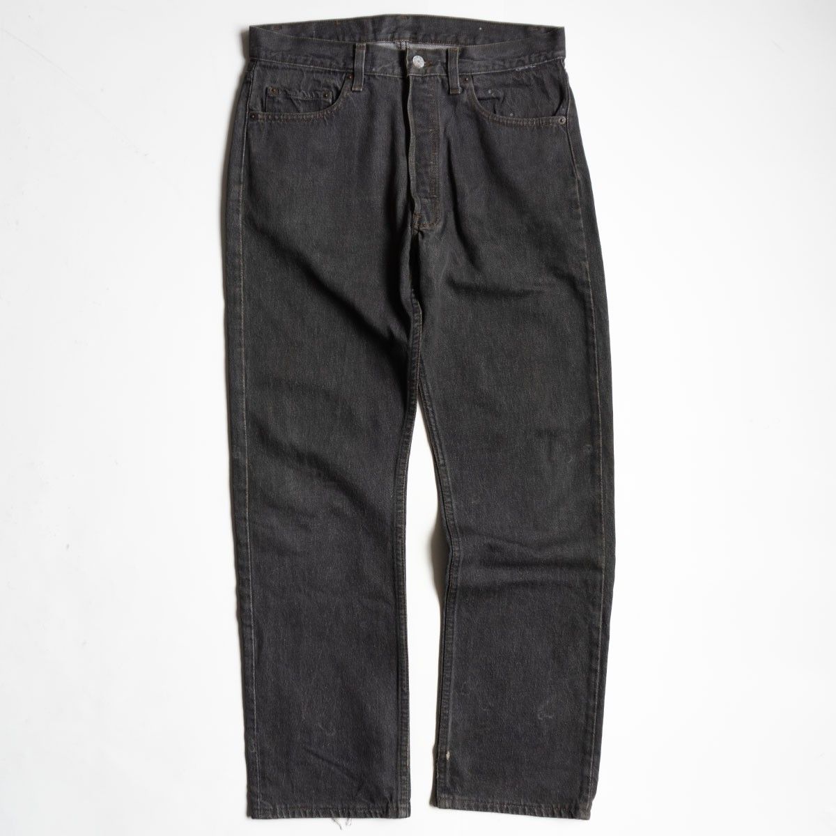 先染め/ゴールデンサイズ】 LEVI'S 【80s/501 ブラックデニム デニム