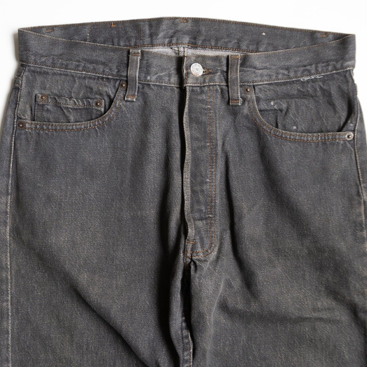 先染め/ゴールデンサイズ】 LEVI'S 【80s/501 ブラックデニム デニム