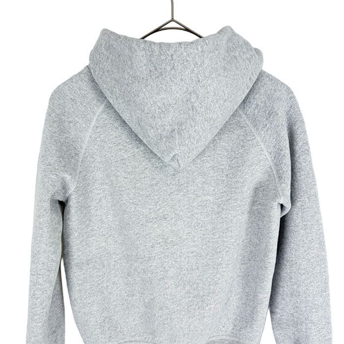 Drawer ドゥロワー パーカー グレー 裏起毛 ジップアップ コットン