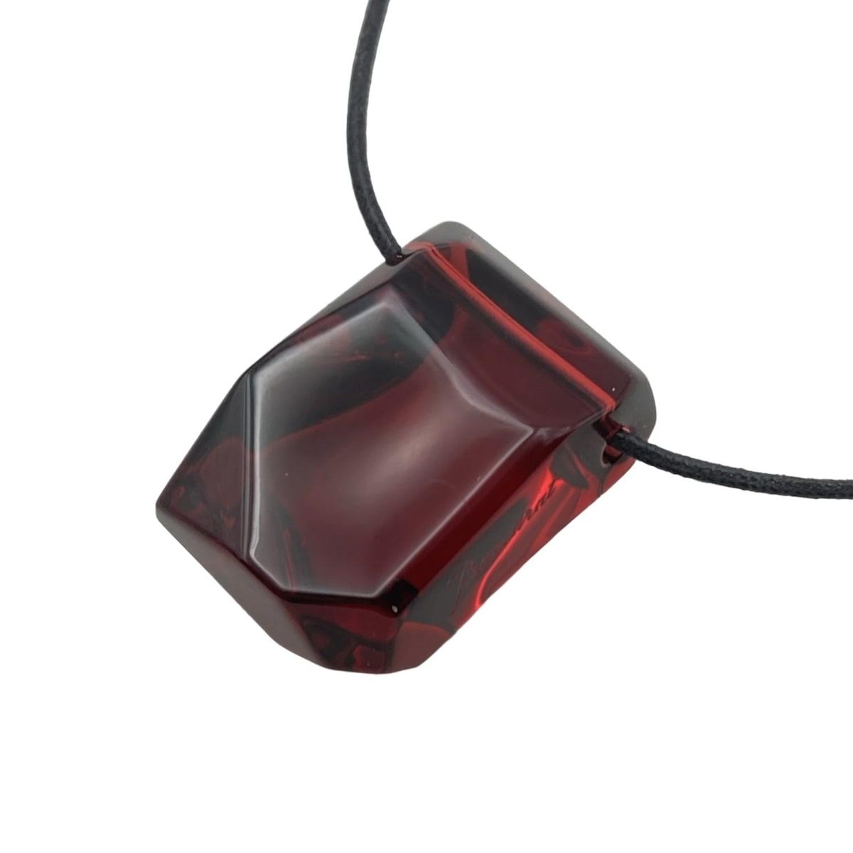 Baccarat バカラ ネックレス - ボルドー×黒