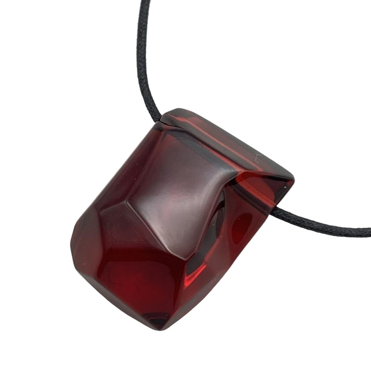  Baccarat バカラ ネックレス ボルドー 黒 ネックレス アクセサリー