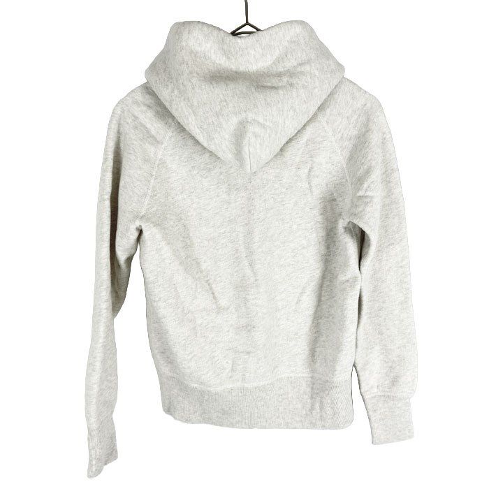 Drawer ドゥロワー パーカー ライトグレー 裏起毛 ジップアップ