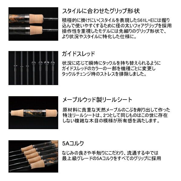 25年 新商品 ジャッカル Tコネクション エリア TCA-S 61 L-RS 仕舞寸法 95.5 cm