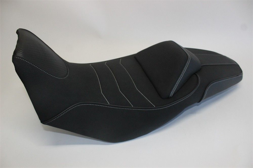 NX 400 2025 以降 15 mm アップ カスタム シート 本体付き カーボン調X白ステッチ