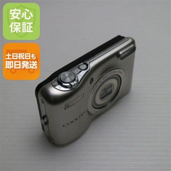 超美品 COOLPIX L30 シルバー 即日発送 デジカメ ニコン 本体 土日祝