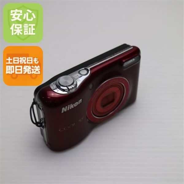 中古 COOLPIX L30 レッド 即日発送 デジカメ ニコン 本体 土日祝発送OK