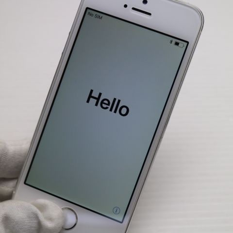 美品 au iPhone5s 16GB シルバー 即日発送 スマホ Apple au 本体 白