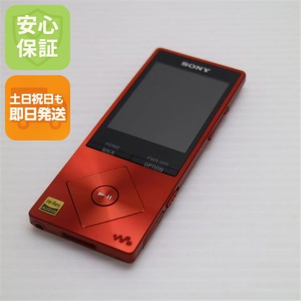 新品同様 NW-A25 シナバーレッド 即日発送 オーディオプレイヤー SONY
