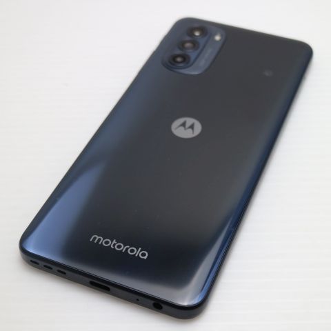 超美品 SIMフリー moto g52j 5G インクブラック スマホ 白ロム 土日祝
