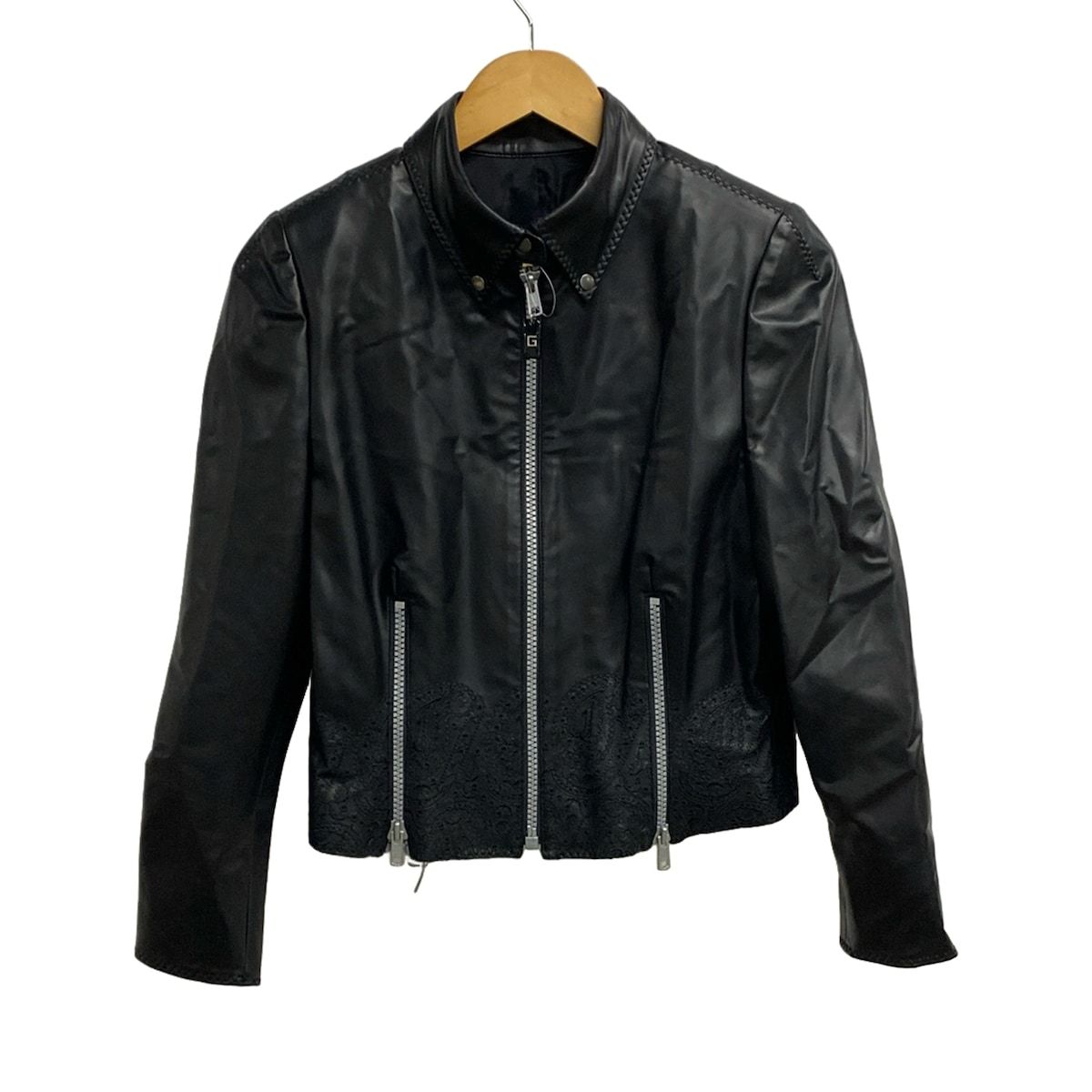 伊太利屋/GKITALIYA(イタリヤ) ブルゾン サイズ9 M レディース - 黒