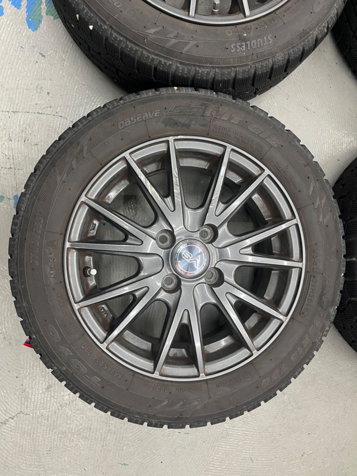 トヨタルーミースタッドレスタイヤホイル付165/65R14 - メルカリ