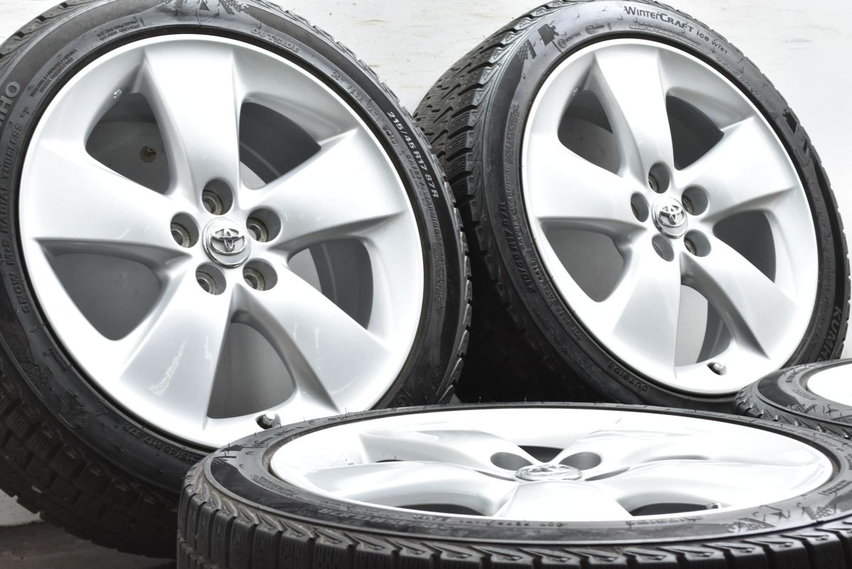 程度良好】トヨタ 30 プリウス ツーリングセレクション 純正 17in 7J +