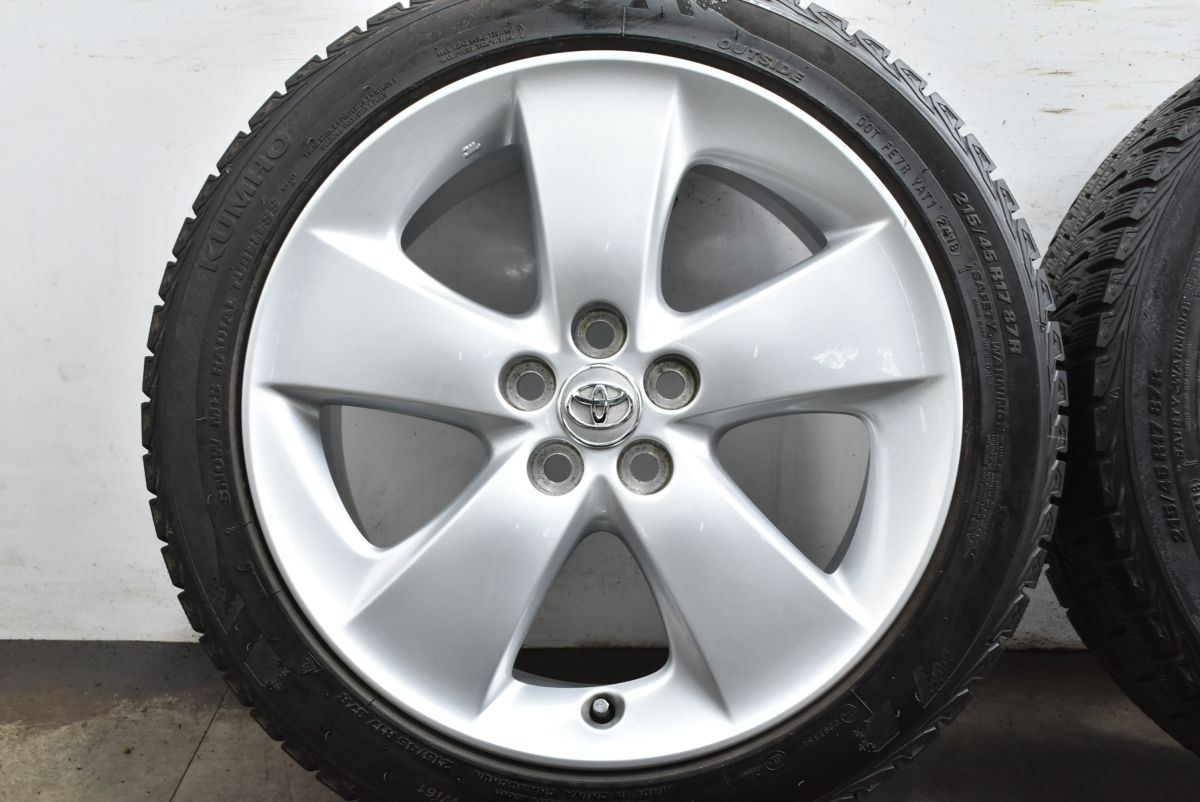 程度良好】トヨタ 30 プリウス ツーリングセレクション 純正 17in 7J +