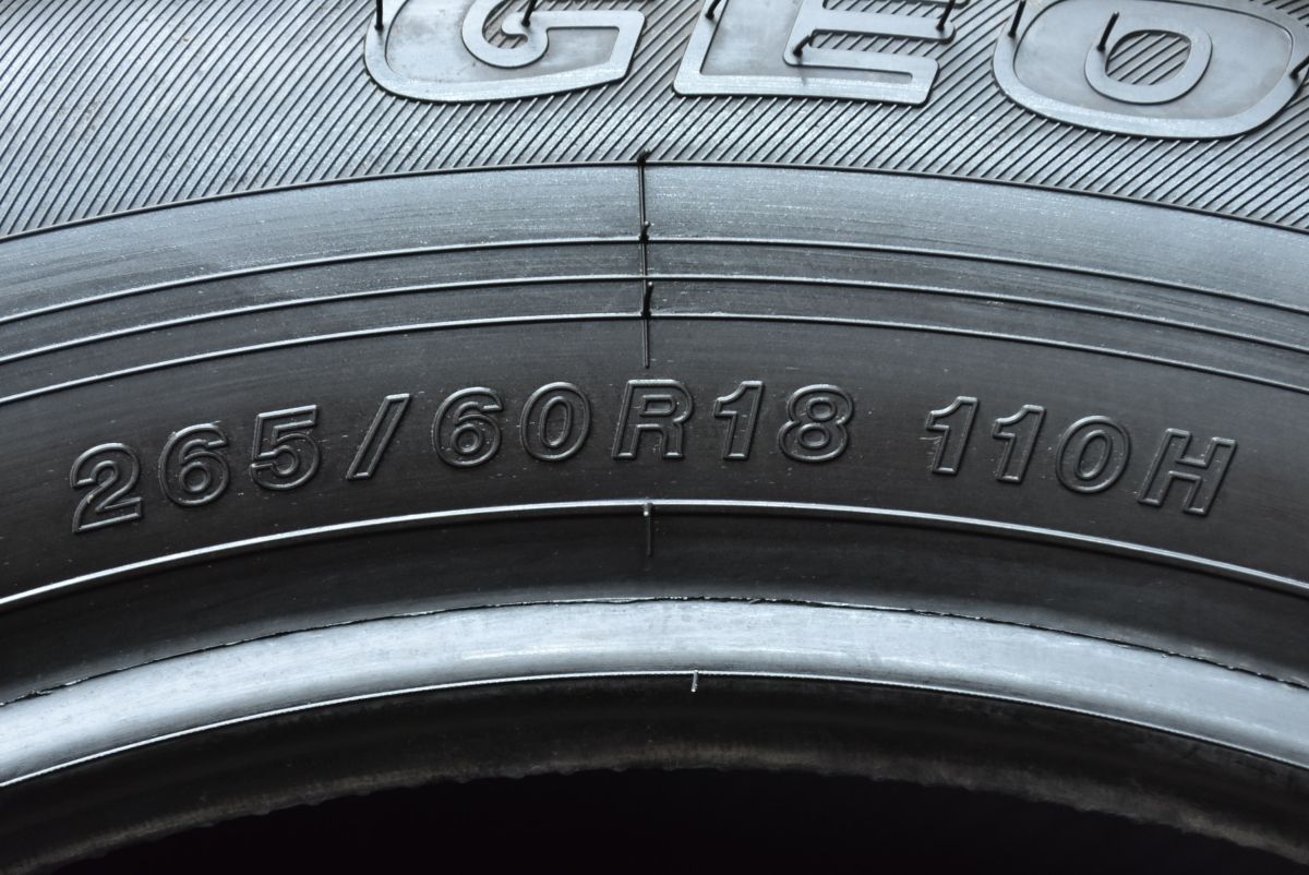 24年新車外し】ヨコハマ ジオランダーG94 265/60R18 4本