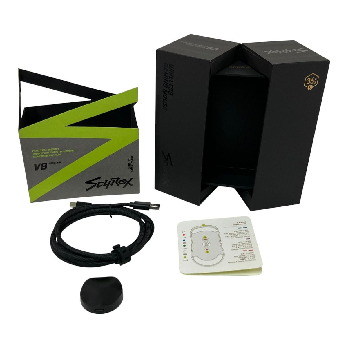 SCYROX V 8 サイロックス ワイヤレス ゲーミングマウス PC