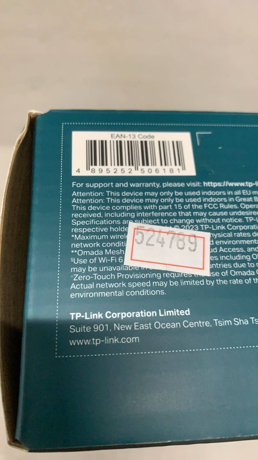  TP Link EAP 670 AX 5400 シーリング Wi Fi 6 アクセスポイント 524789 無線LANルーター 無線LAN