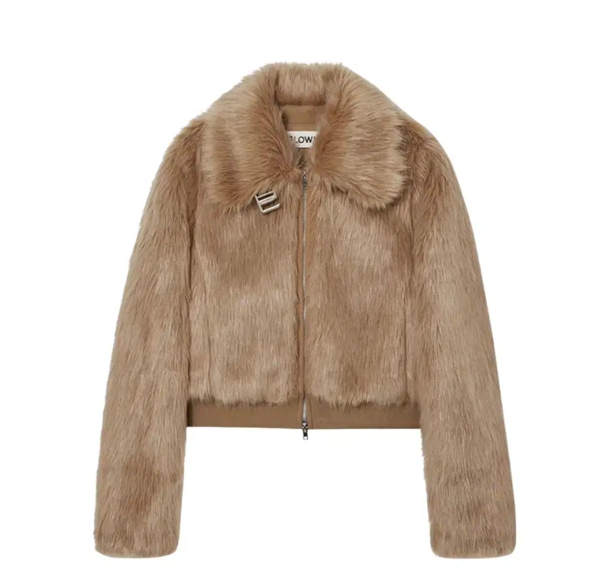 glowny ファー アウター ジャケット ベージュ アンナ着用 グローニー グロウニー ファージャケット glowny livan fur jacket camel - メルカリ