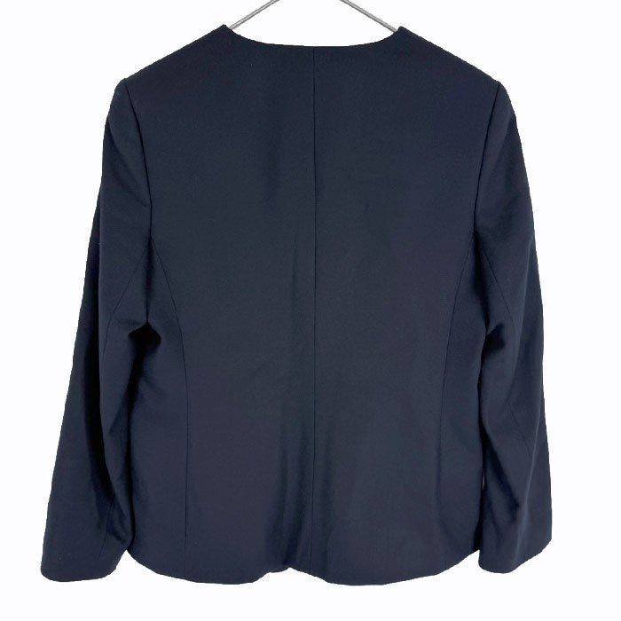 theory luxe セオリーリュクス ジャケット ネイビー ELLA SAXONY SOFT