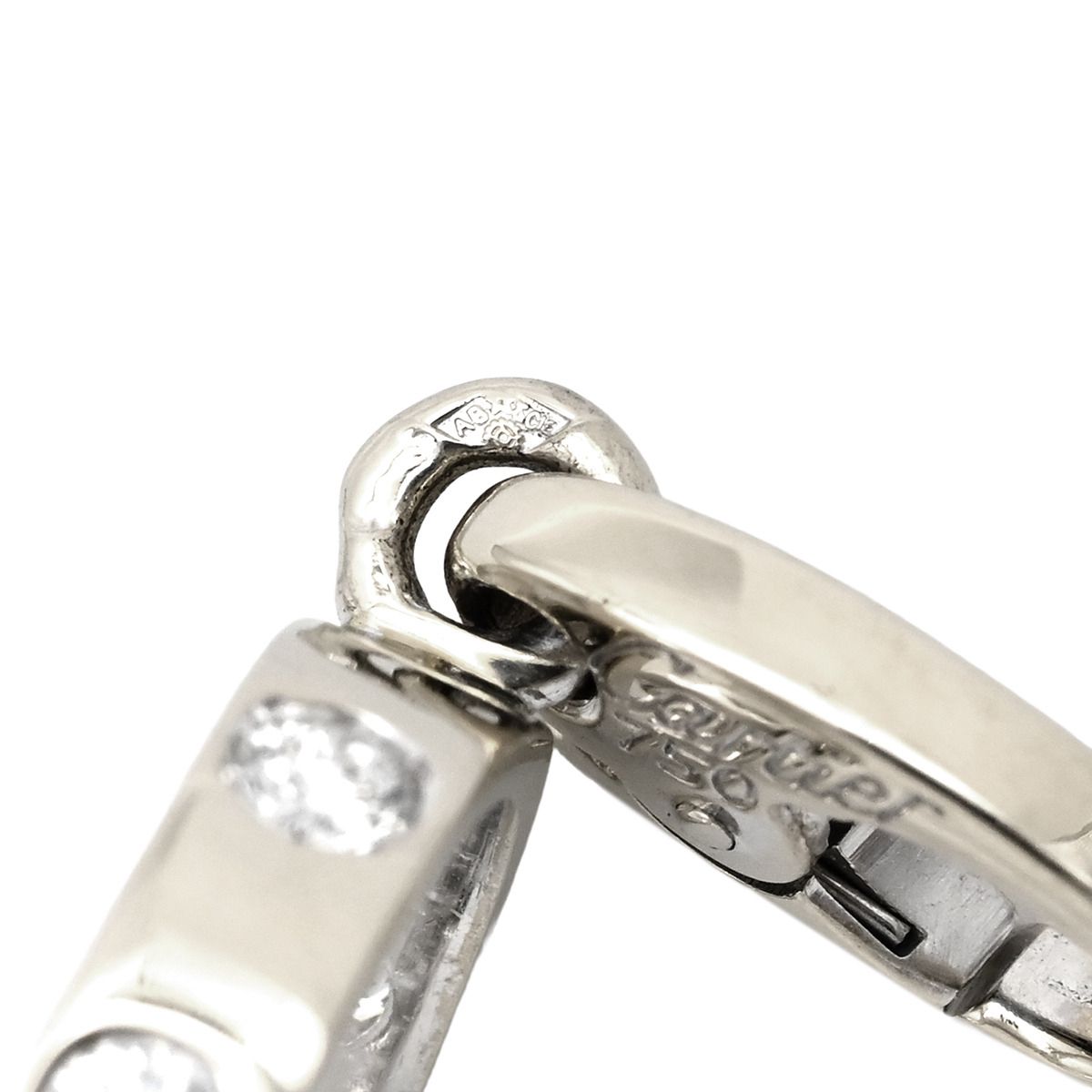 カルティエ Cartier ペンダントトップ ラブチャーム フルダイヤ