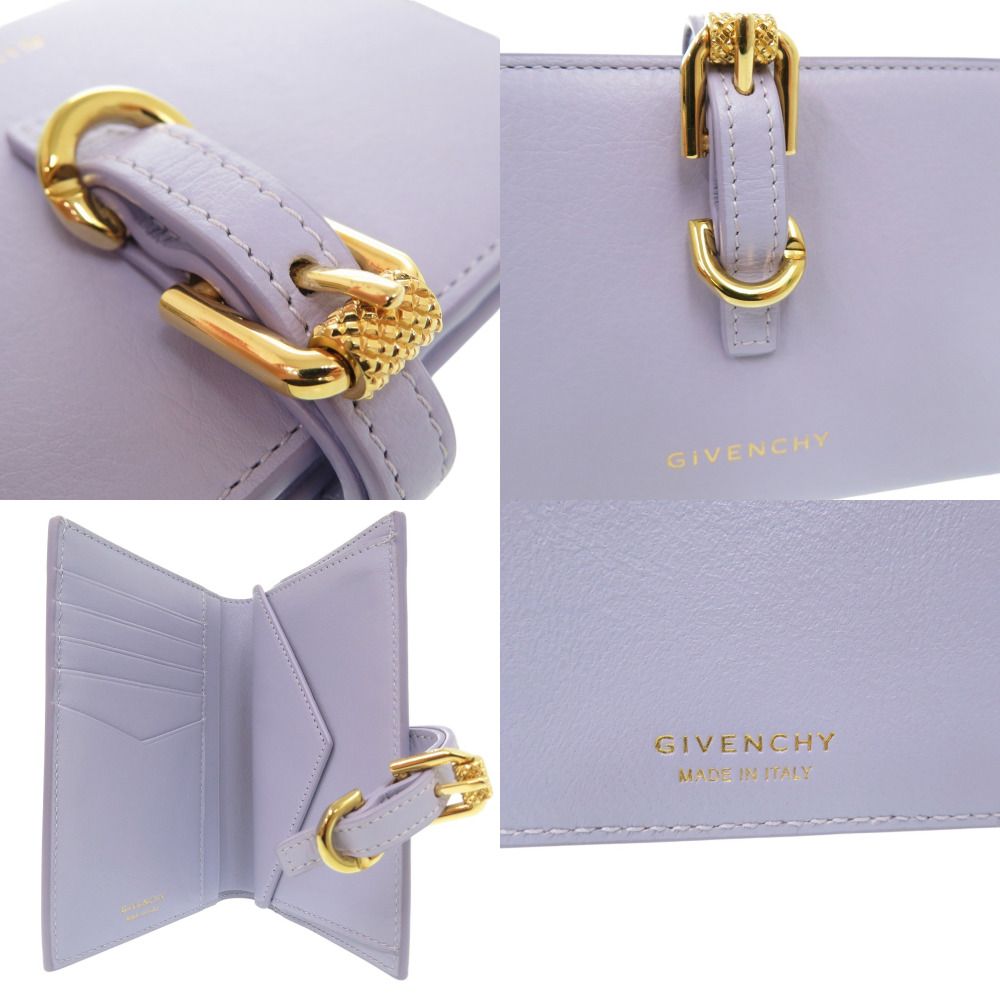 新品同様 ジバンシィ VOYOU ヴォワイユー 二つ折り財布 レザー