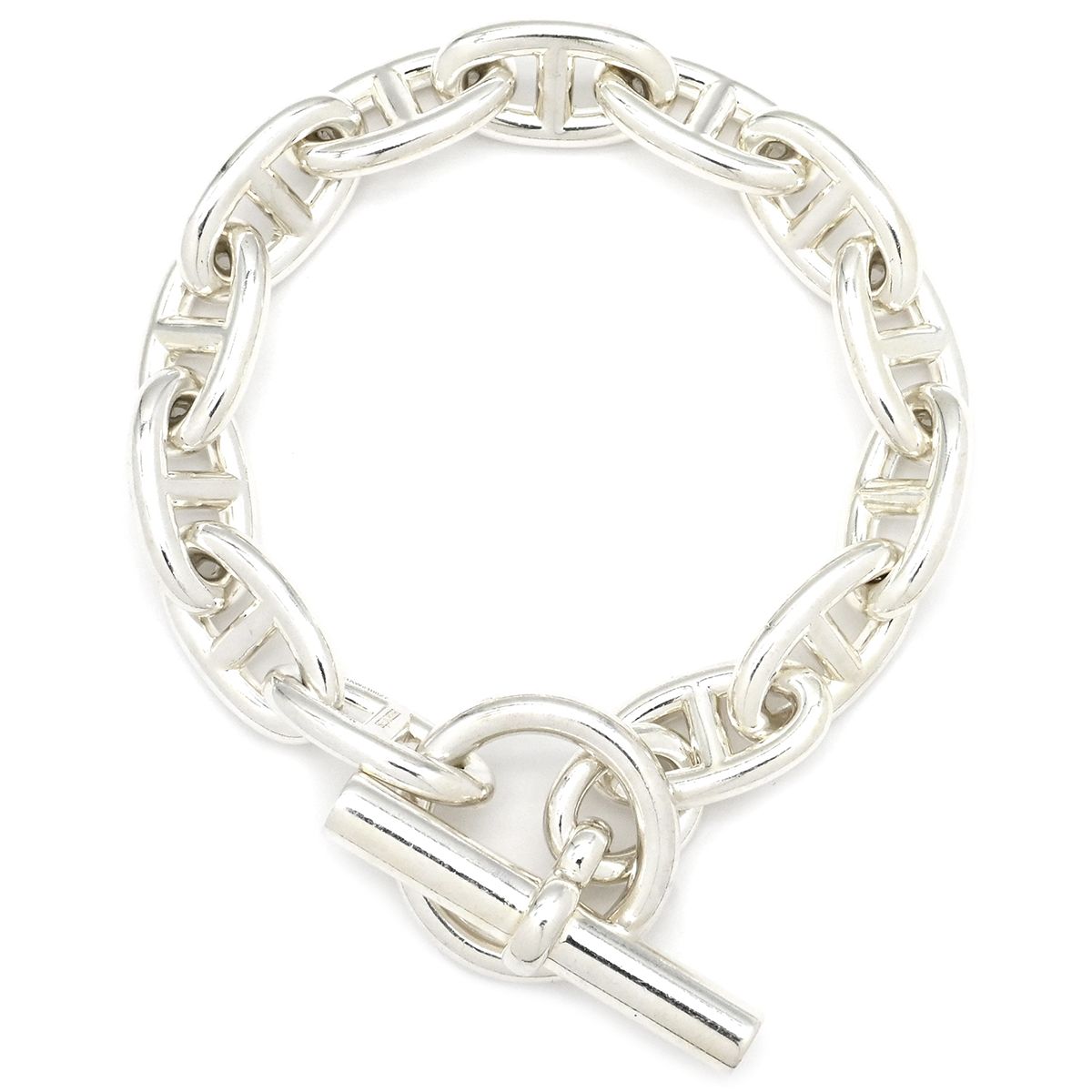 エルメス HERMES ブレスレット シェーヌダンクル GM シルバー925 シルバー 13コマ スターリングシルバー AG 925 ケース