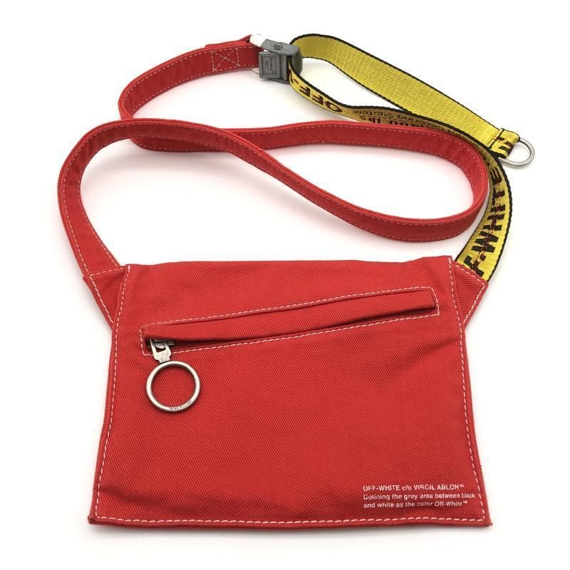 Off-White サコッシュ ショルダーバッグ レッド オフホワイト 10