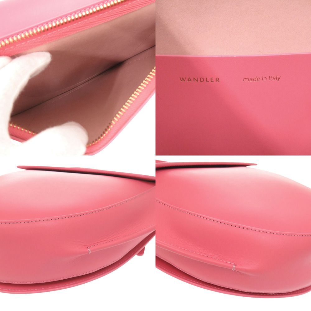 美品 ワンドラー ホルテンシア ミディアム レザー ピンク 2WAY  