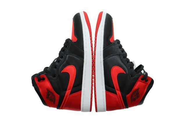 ナイキ NIKE WMNS AIR JORDAN 1 RETRO HI OG SATIN BRED エア