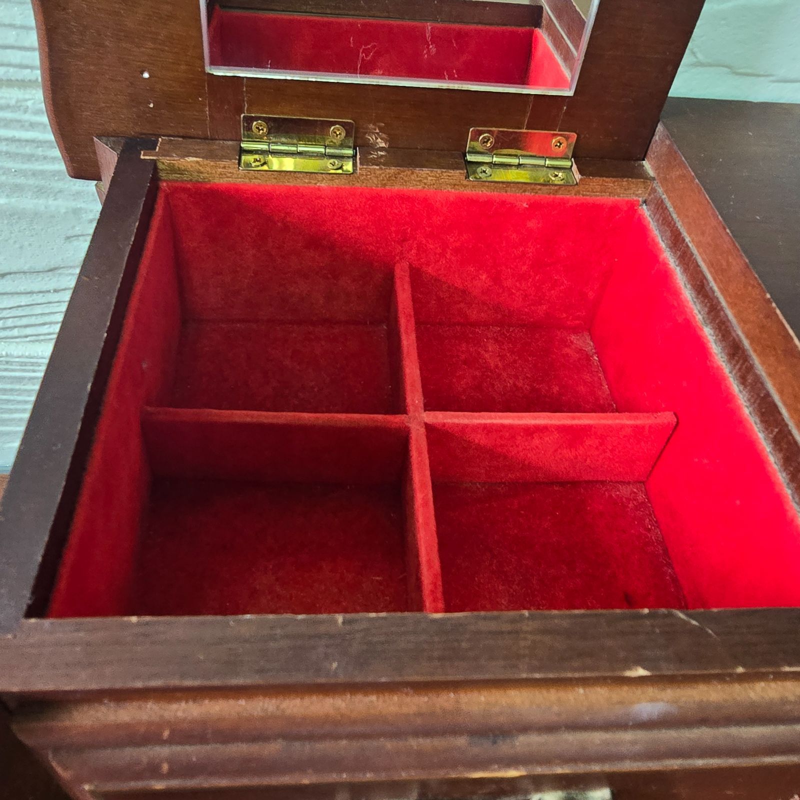 162 ヴィンテージ TOYOオルゴール付きジュエリーボックス 宝石箱