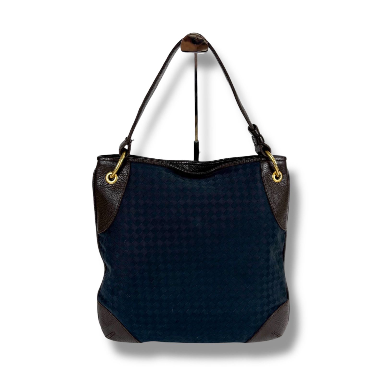 ボッテガヴェネタ BOTTEGA VENETA ワンショルダーバッグ ネイビー 