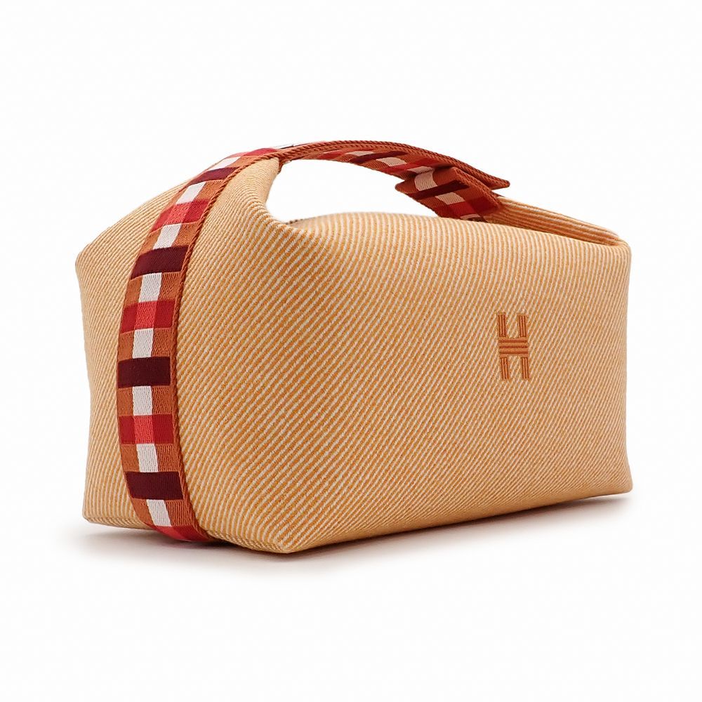 エルメス ブリッド・ア・ブラック・オ・カレ GM ポーチ ハンドバッグ