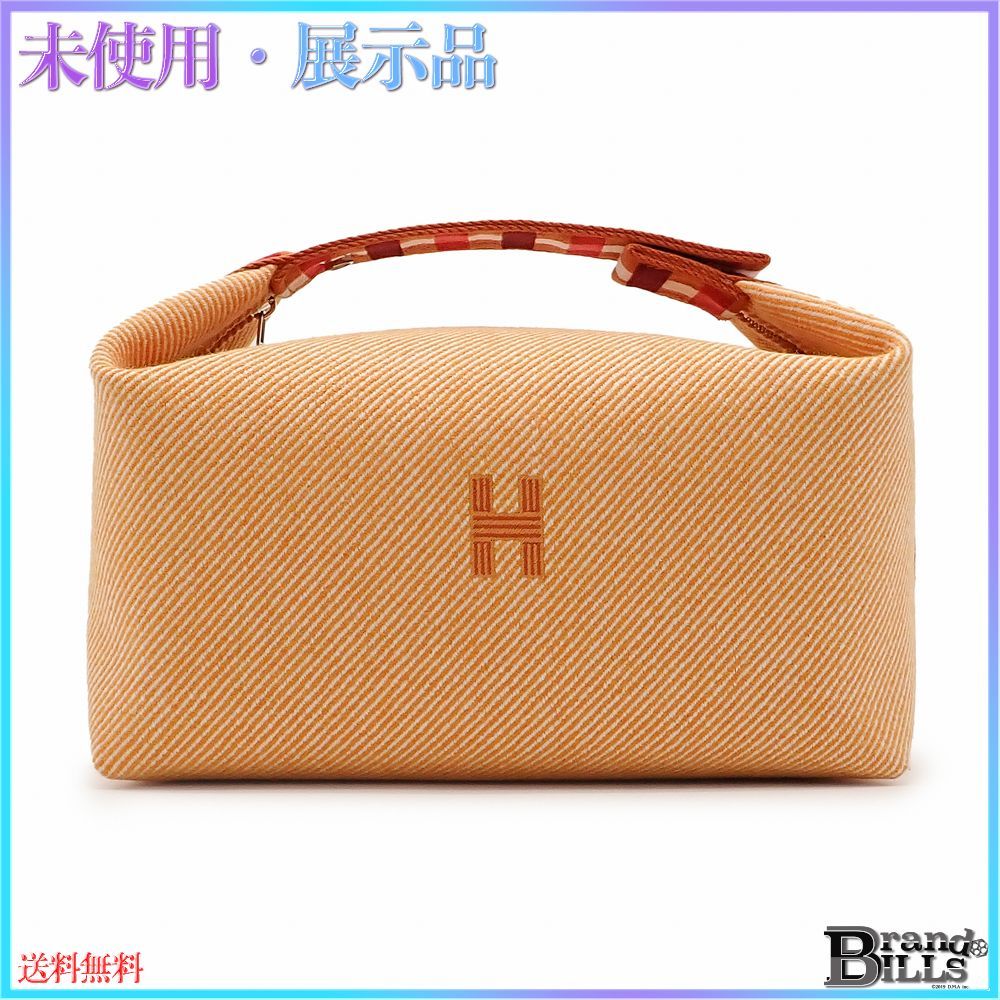 エルメス ブリッド・ア・ブラック・オ・カレ GM ポーチ ハンドバッグ