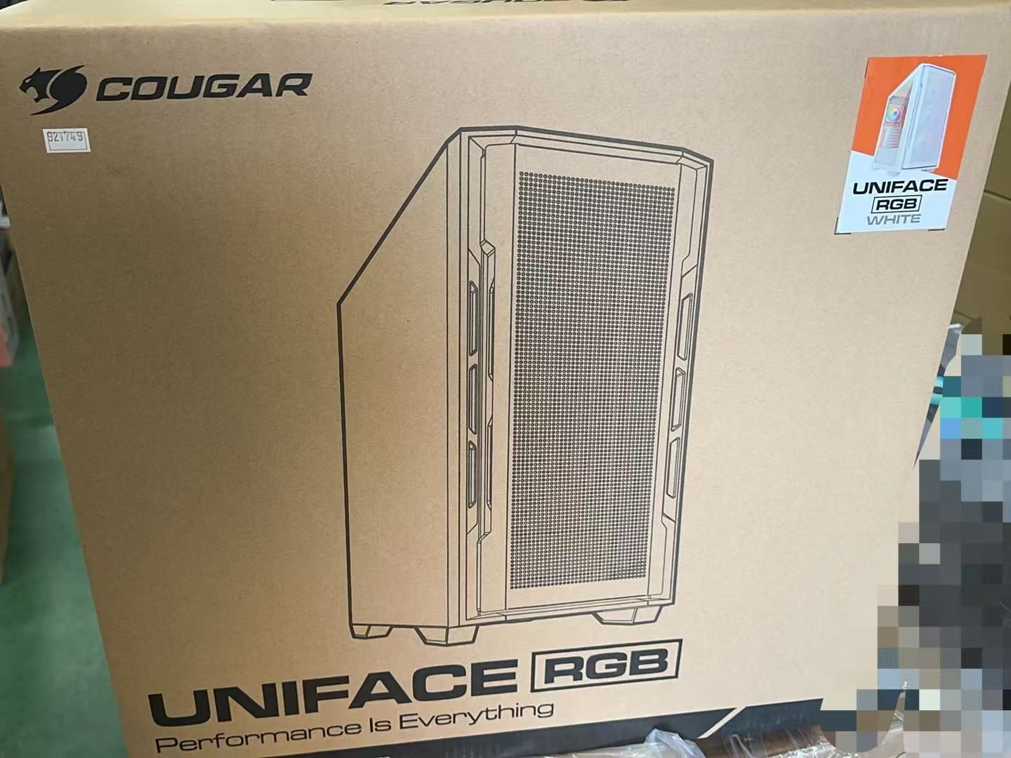  COUGAR PCケース Uniface RGB White CGR-5 C 78 W-RGB 921749 PCケース(自作PC用) PCパーツ