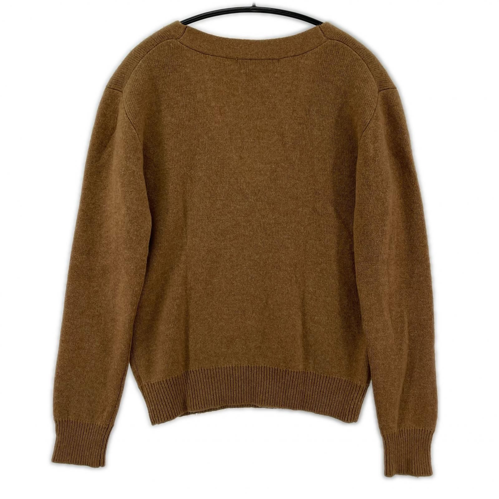 ETRE TOKYO エトレトウキョウ Vネックニット sizeF/ブラウン - メルカリ