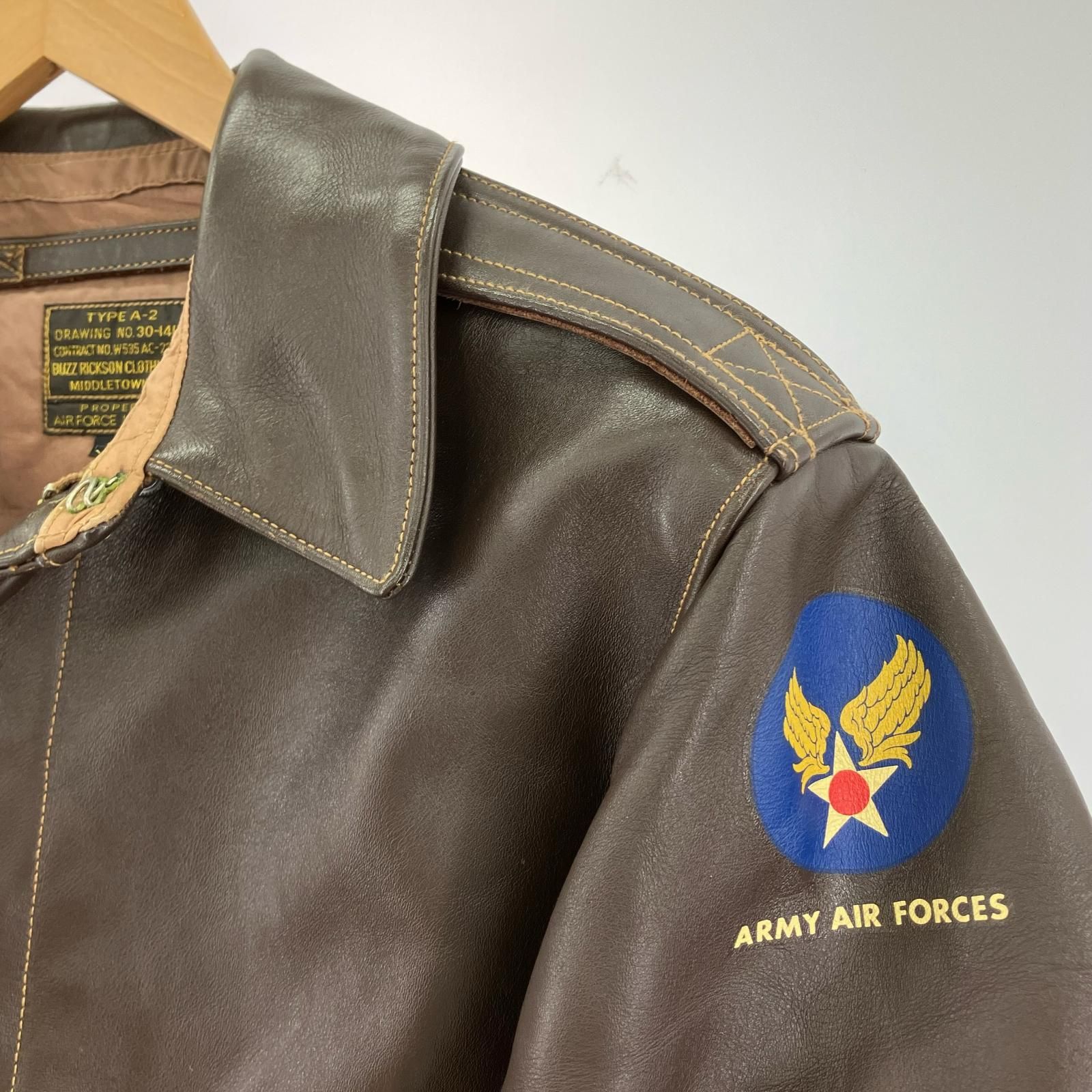Buzz Rickson's バズリクソンズ AIR FORCE U.S. ARMY A-2 レザー