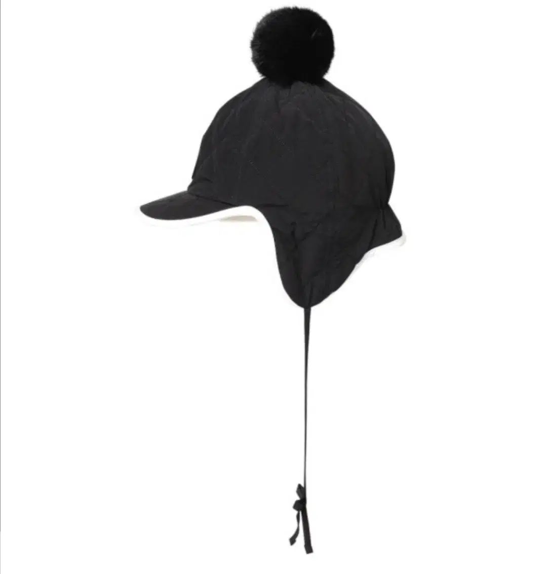 WIDE ANGLE ワイドアングル W.ANGLE レディース ゴルフ キルティング 耳あて 帽子 はぎ ブラック