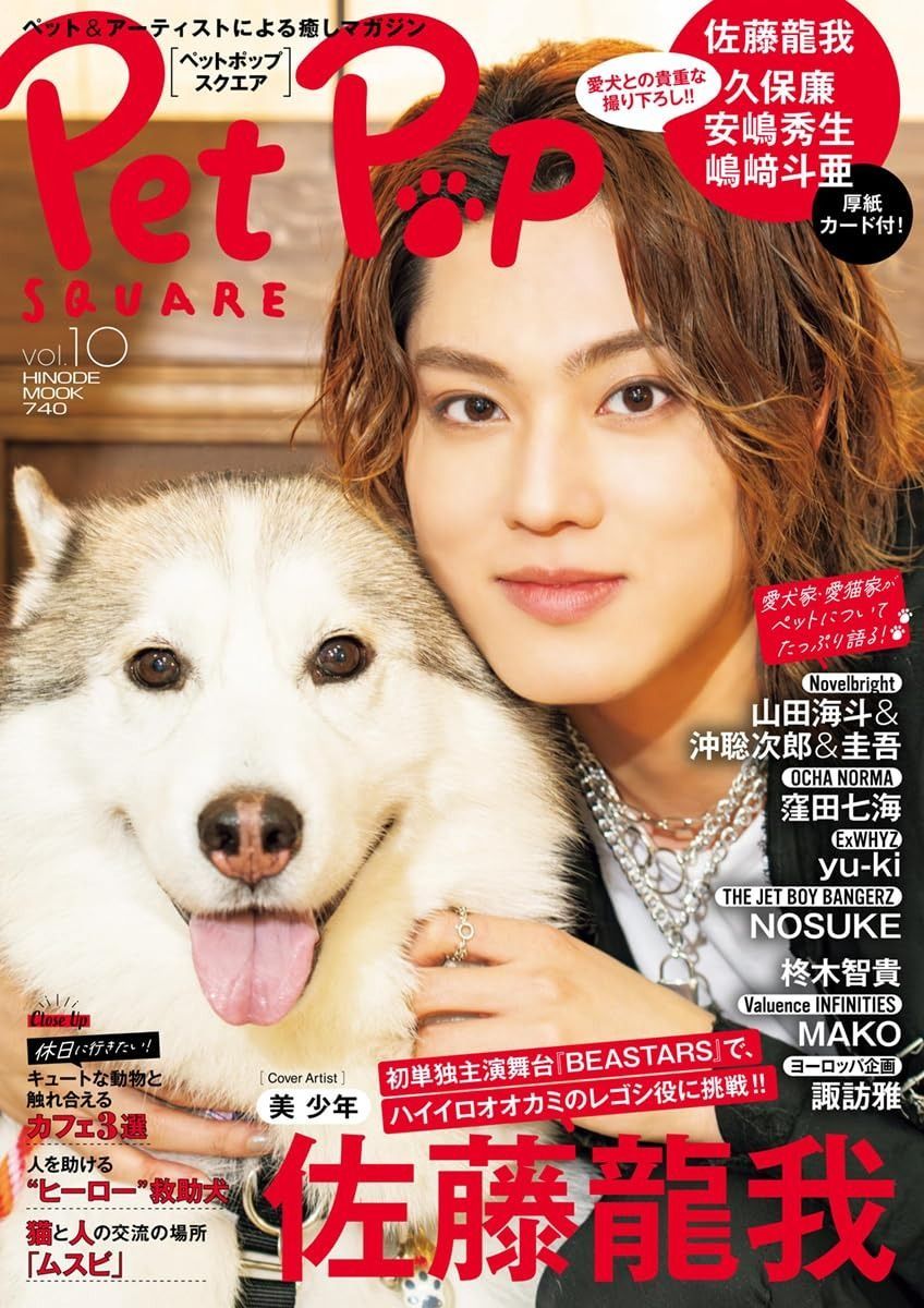 ペットポップスクエア vol.10 [COVER:佐藤龍我] (HINODE MOOK 740)
