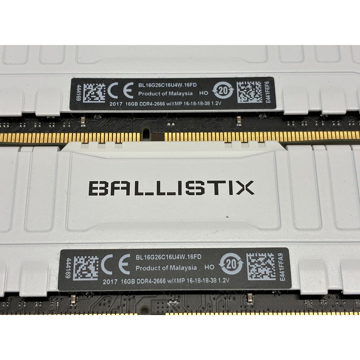 CRUCIAL BALLISTIX DDR4-2666 16GB 4枚 計64GB デスクトップ メモリ
