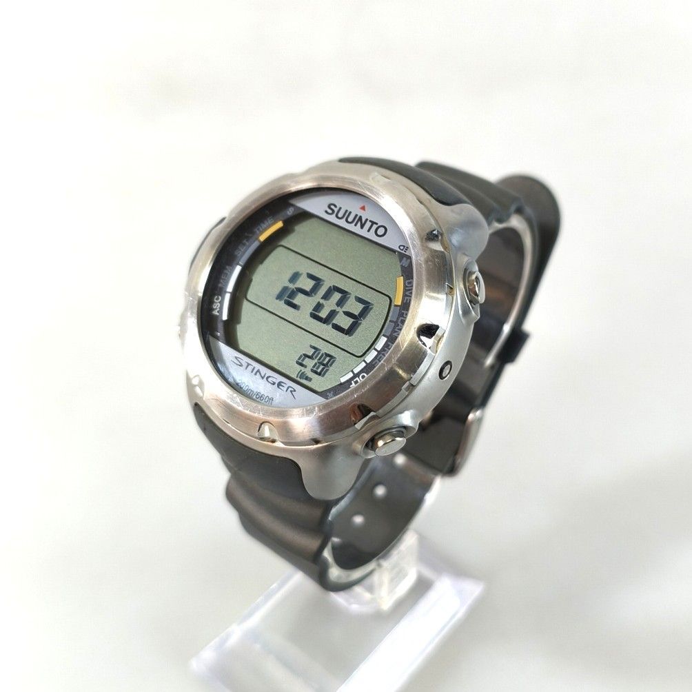 耐圧検査済 SUUNTO スント STIGER ダイブコンピューター［DC-250916WH1