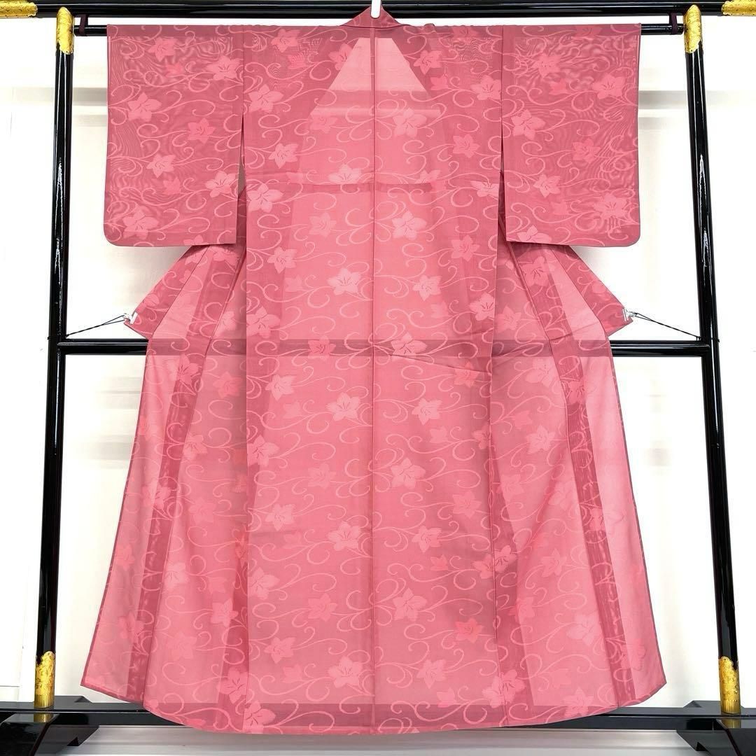 着物と帯 時流 SK 12 ys 夏着物 正絹 色無地 地紋入 紗