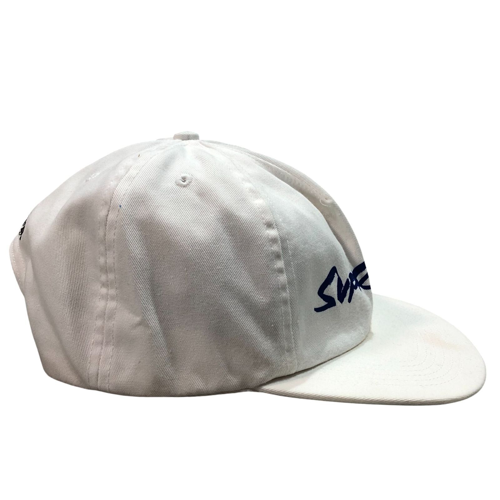 Supreme シュプリーム キャップ ホワイト ロゴ柄 KT60-G-KG - メルカリ