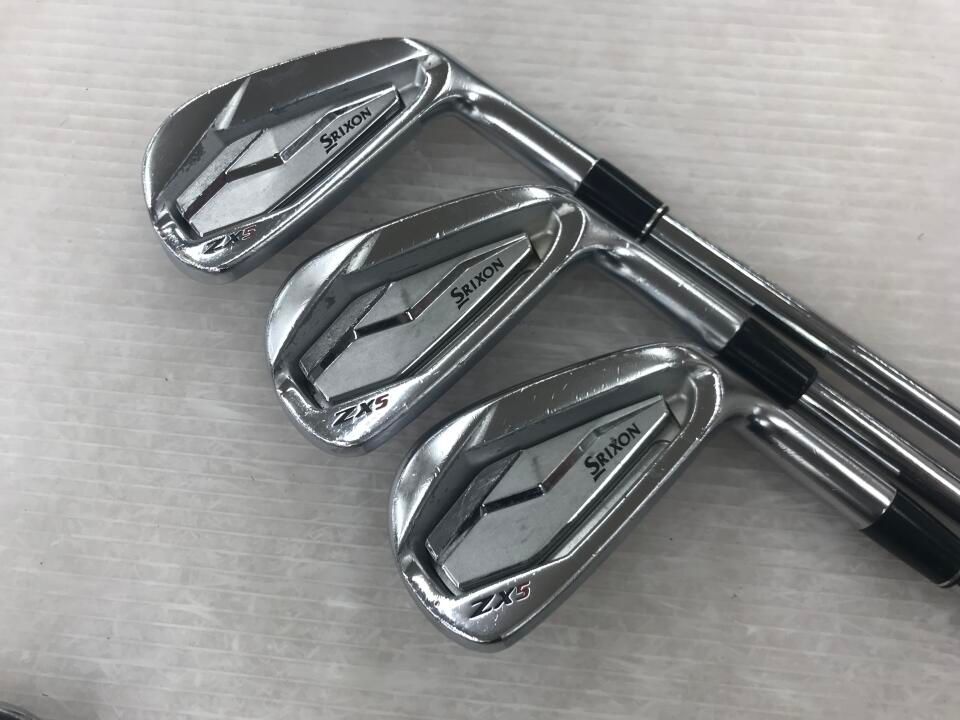 ⭐︎お得セット⭐︎38explore 5点セット 専用フクロ付き ダンロップ SRIXON ZX5 NSﾌﾟﾛ850GH Sフレックス アイアンセット 中古