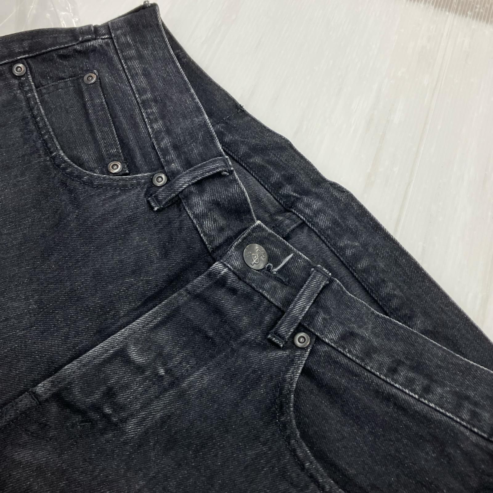 Steven Alan スティーブンアランデニムパンツ size30/ブラック